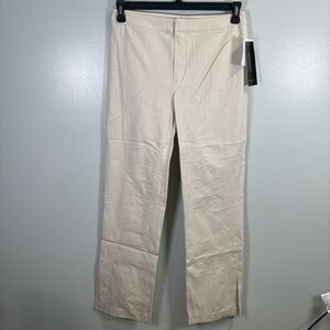 Womyn Cream‎ Split Pants Size 8 NWT